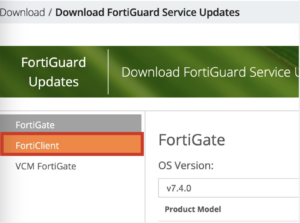 11 - FortiGuard Updates - FortiClient